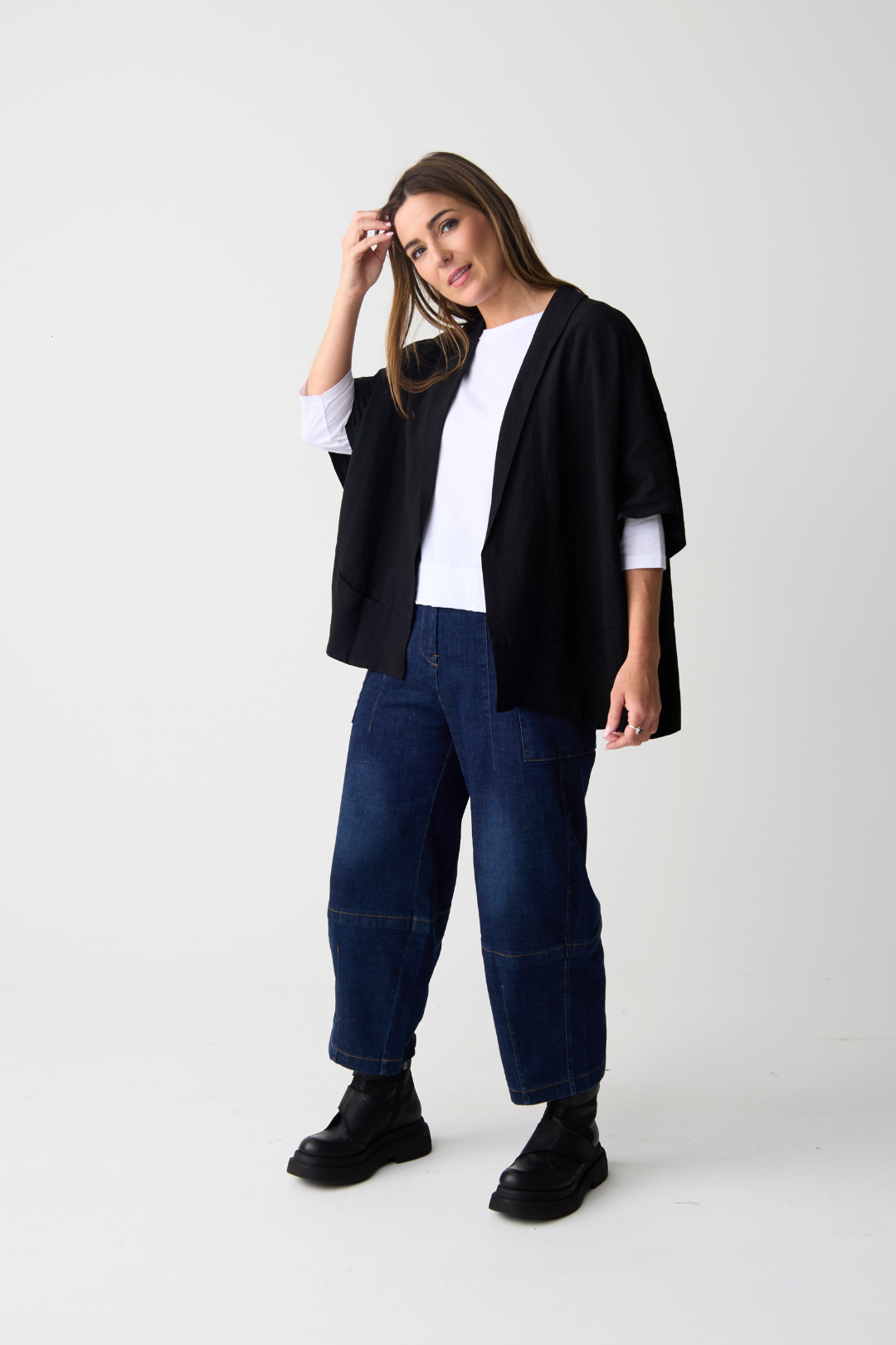 Lurdes Bergada Black Batwing Jacket