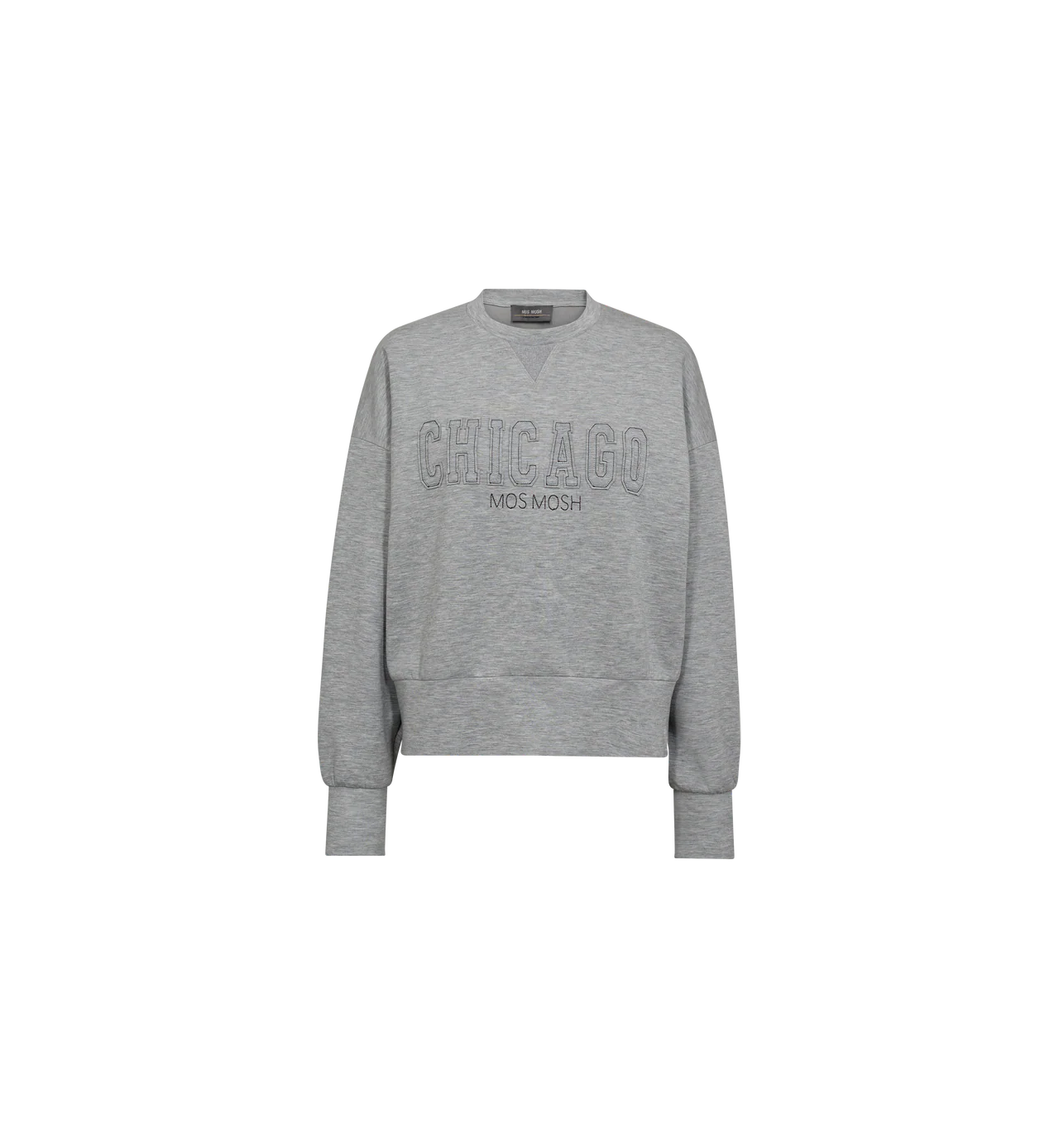 Mos Mosh Renzi Grey Melange Sweatshirt