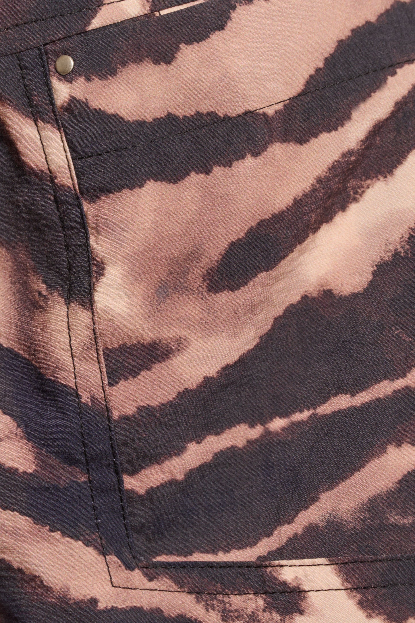 Rino & Pelle Auda Brown Zebra Blouson Jacket