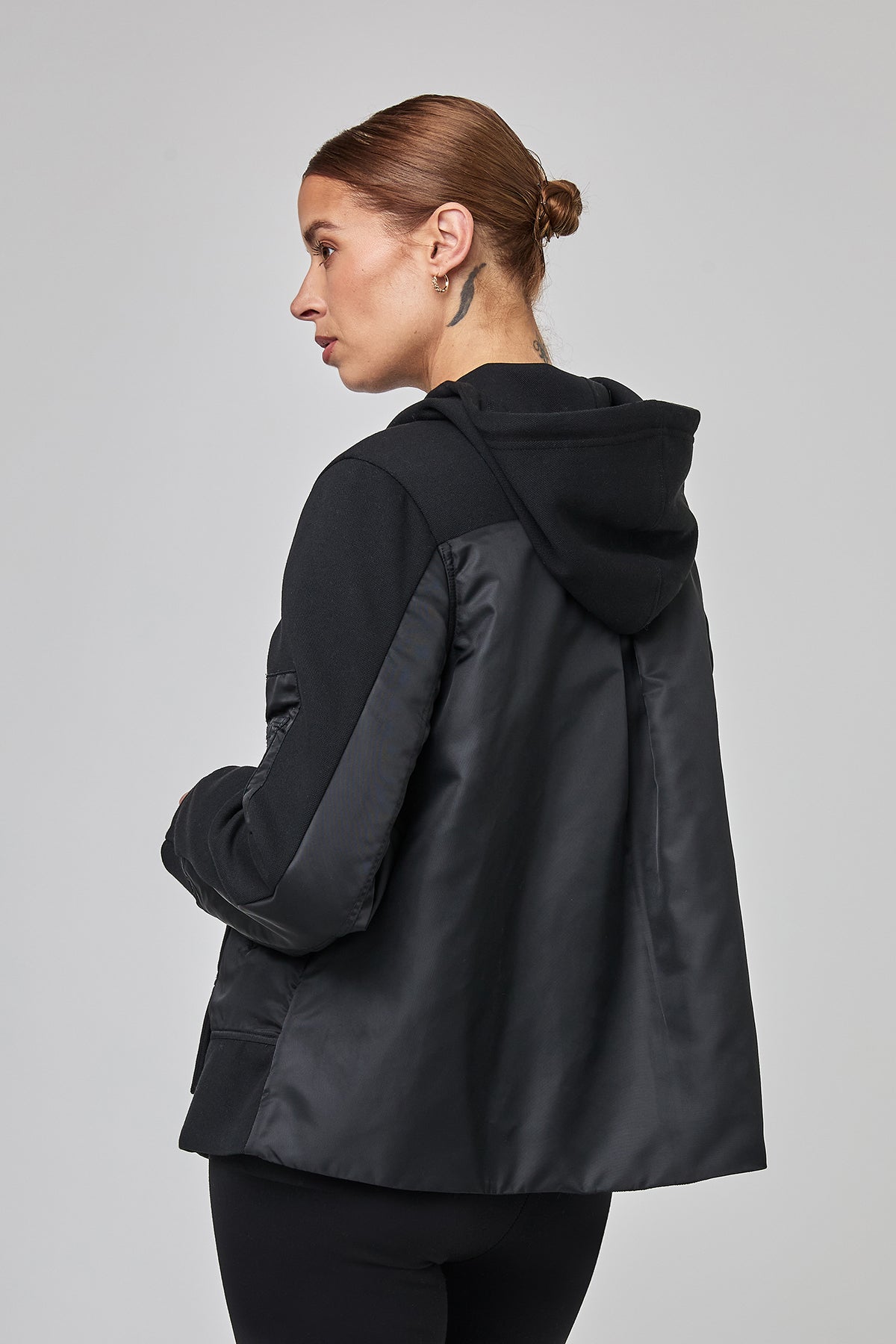 Uchuu Black Hooded Jacket