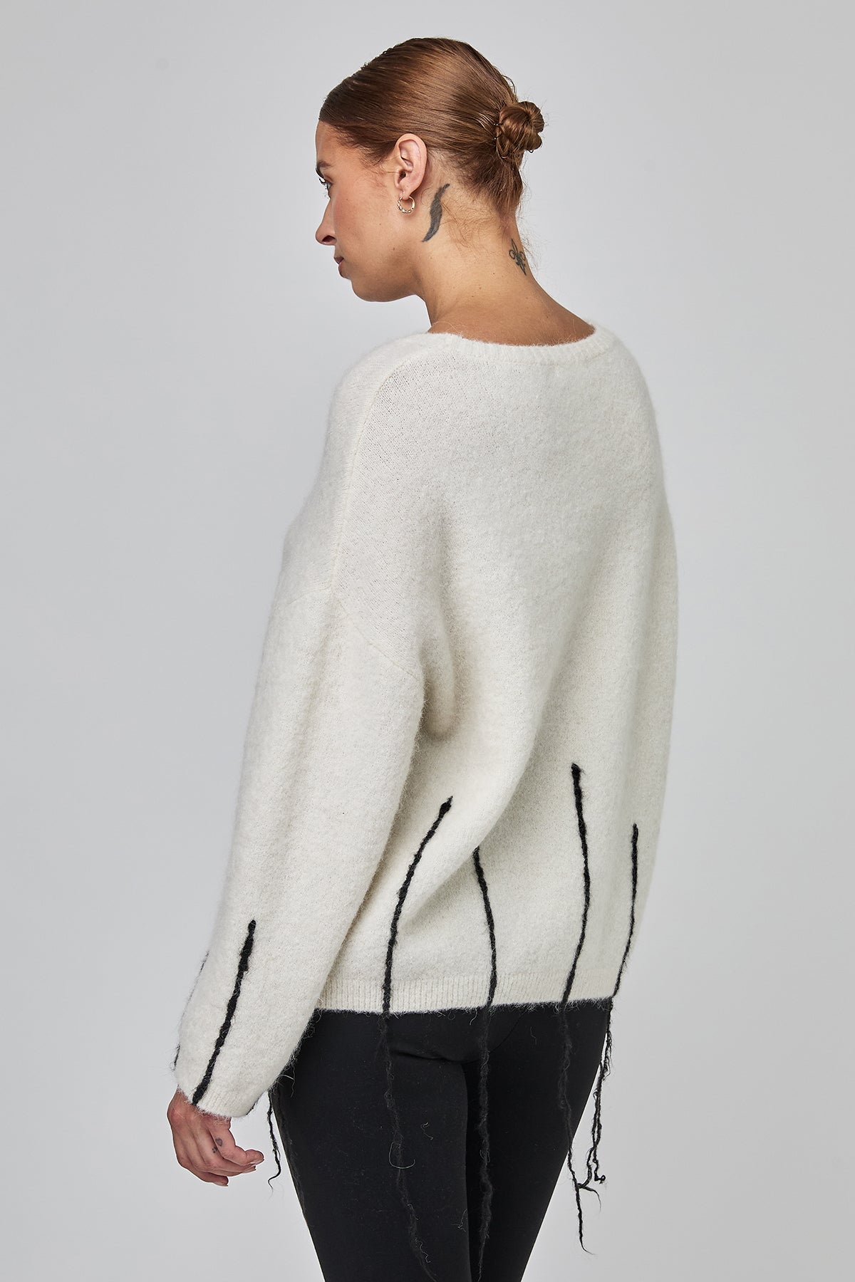 Uchuu Milk Jumper with String Hem
