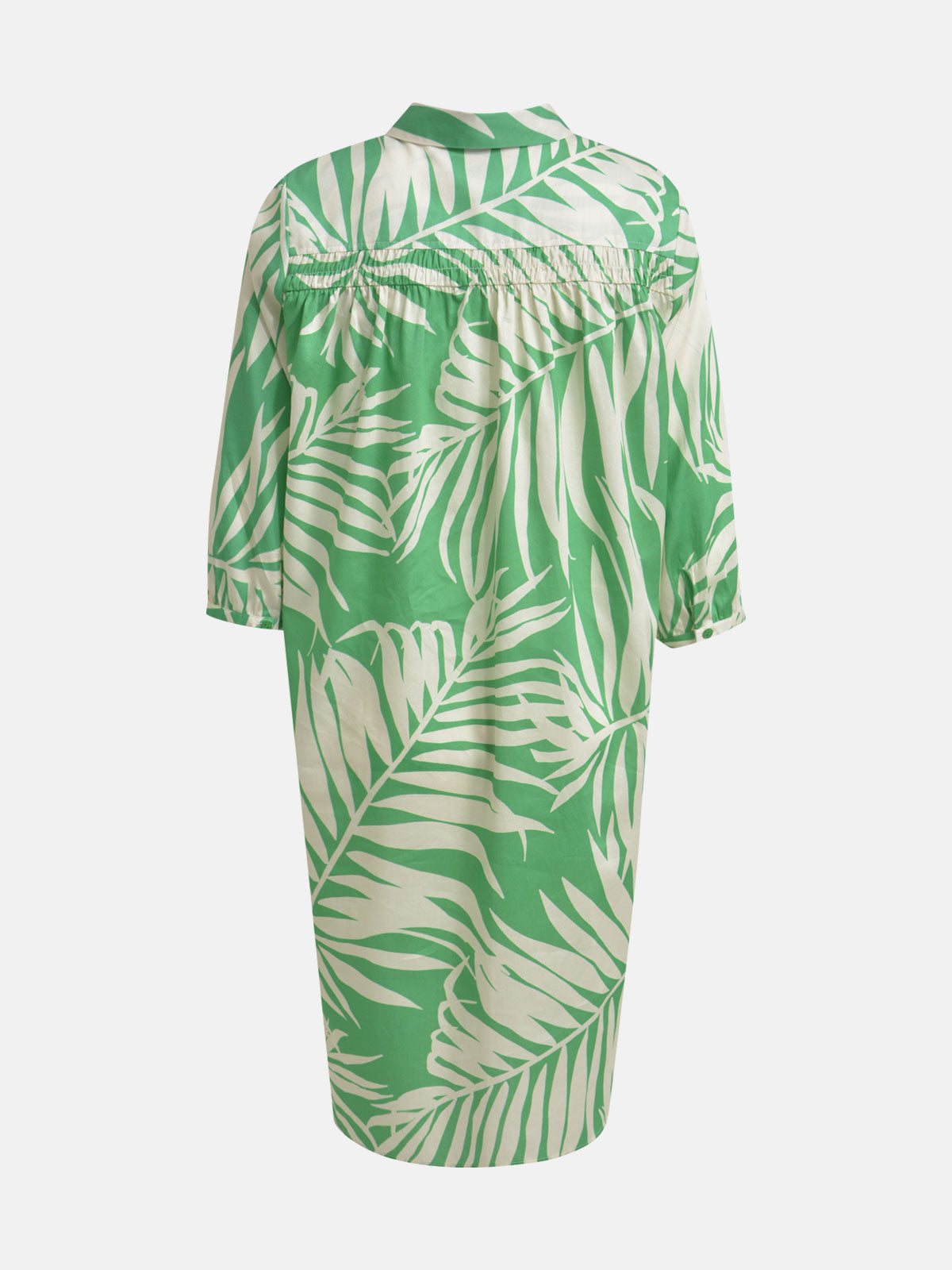 Milano Apple Leaf Print Shirt Dress