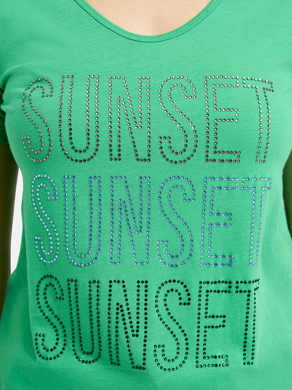 Milano Apple Rhinestone T-Shirt
