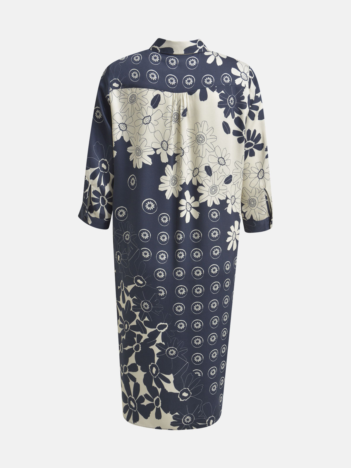 Milano Navy Flower Print Dress