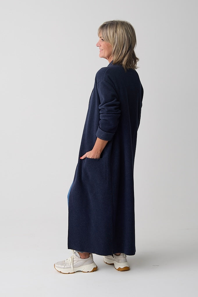 Henriette Steffensen Evening Blue Long Cardigan