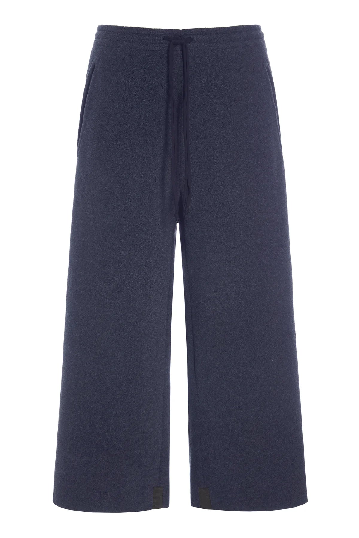 HS Evening Blue Cropped Flare Trousers