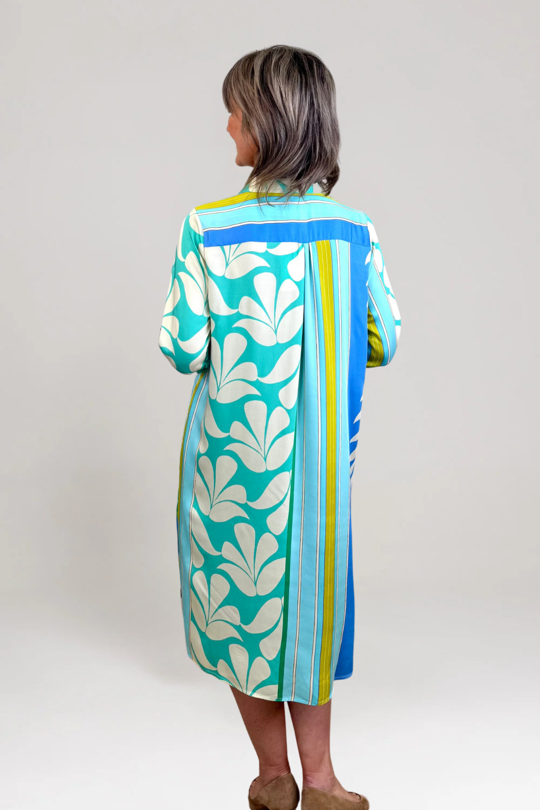Milano Ibiza Blue Print Dress