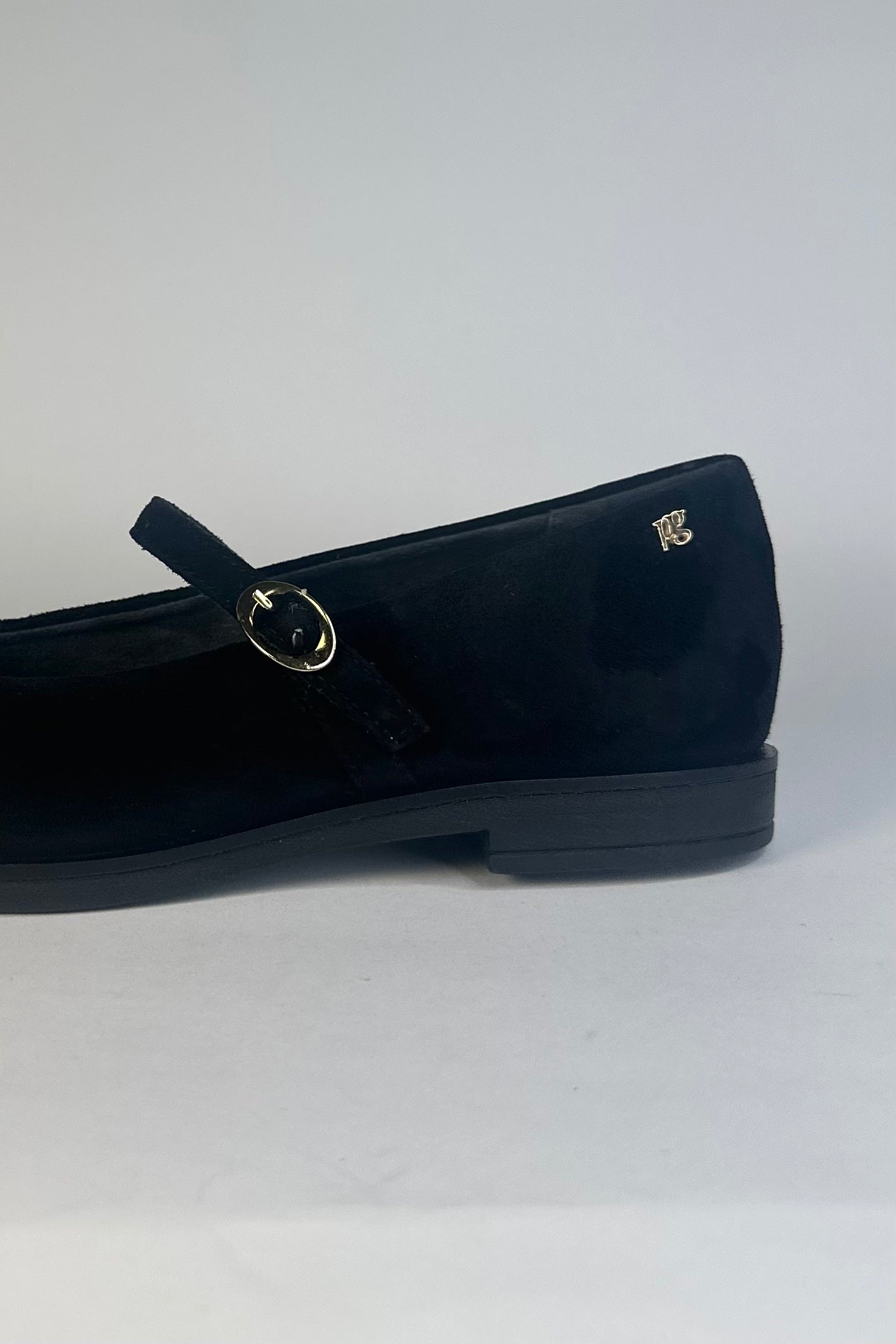 Paul Green Black Samtziege Ballerina Pump