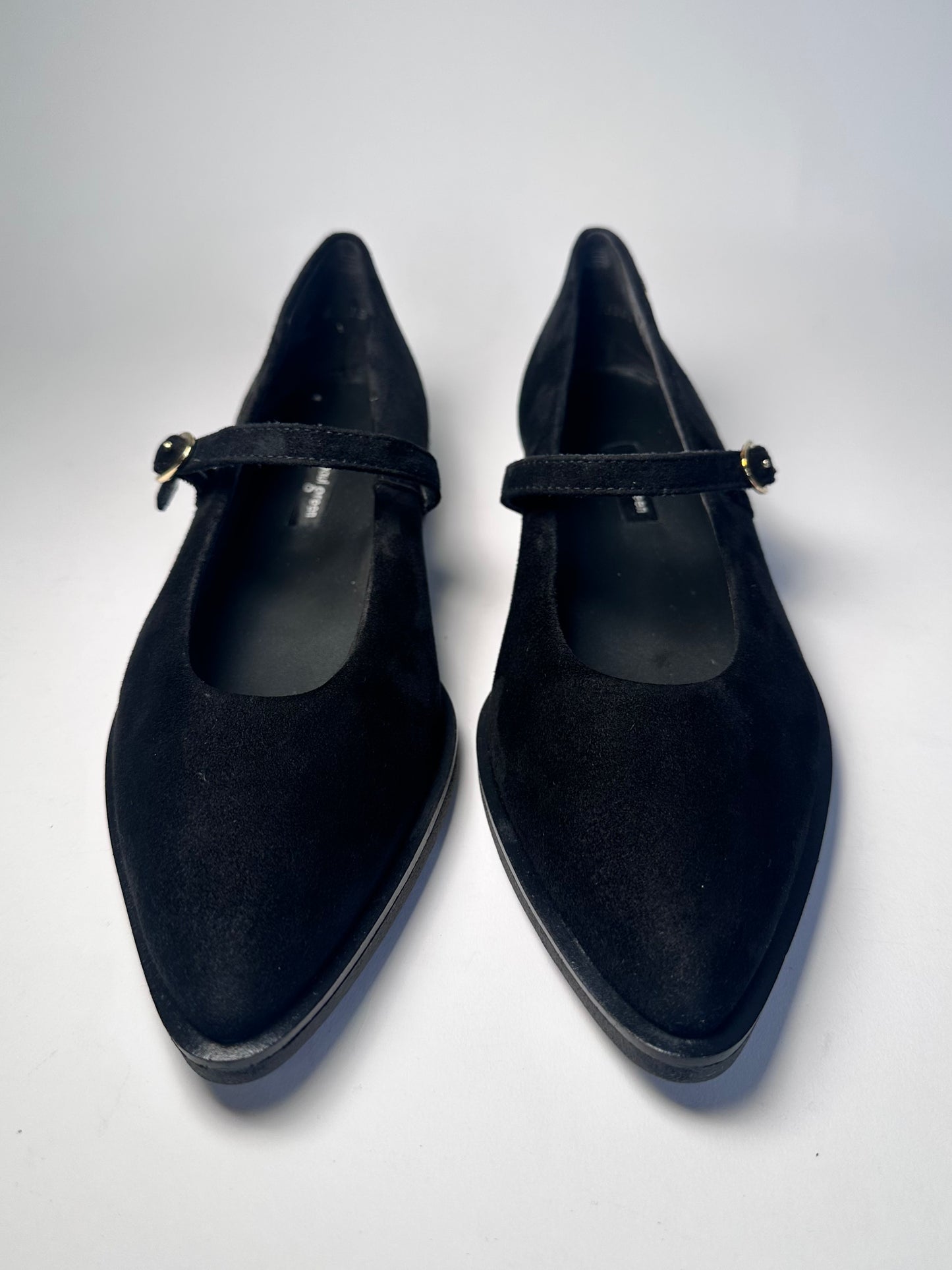 Paul Green Black Samtziege Ballerina Pump