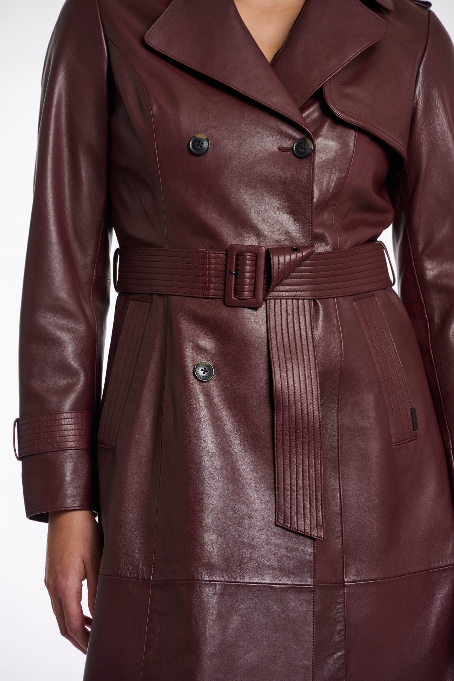 Rino & Pelle Irene Chocolate Bean Trenchcoat