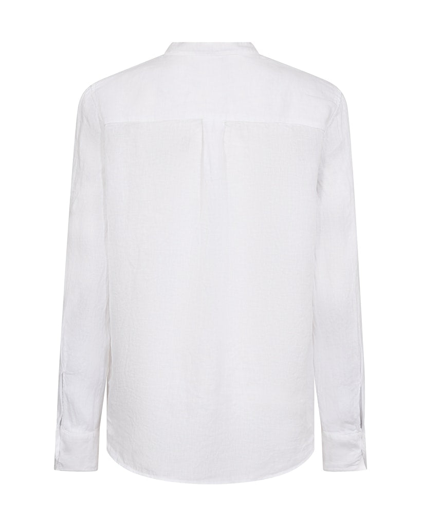 Mos Mosh Artina White Linen Shirt