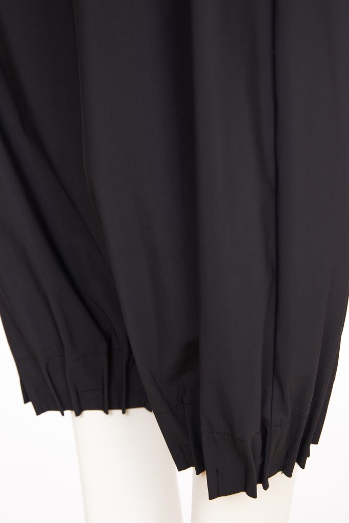 Naya Black Wide Leg Tuck Hem Trousers