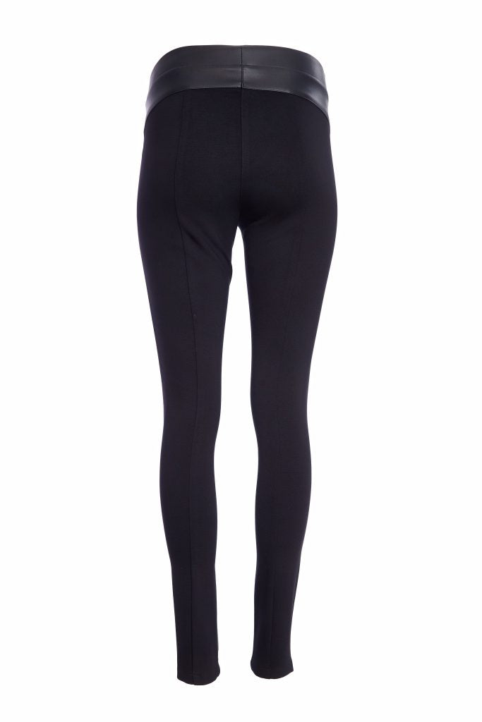 Naya Black Leatherette Legging