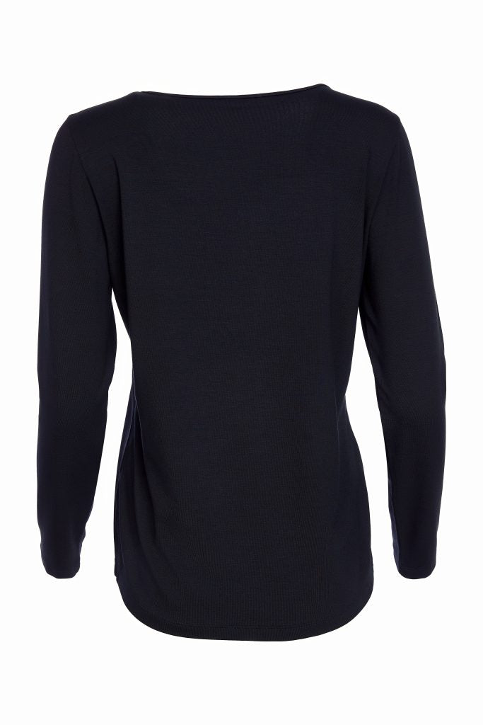 Naya Black Long Sleeve Top
