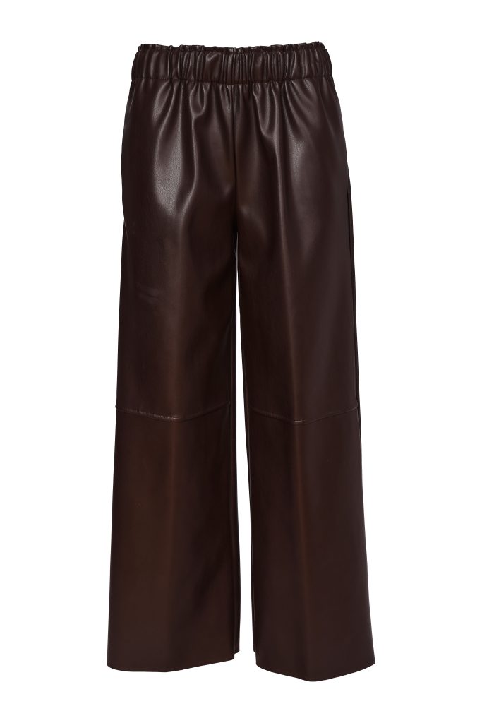 Naya Choko Pull Up Leatherette Trouser