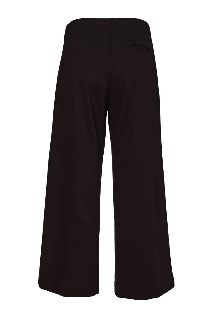 Naya Black Wide Leg Side Pocket Trouser