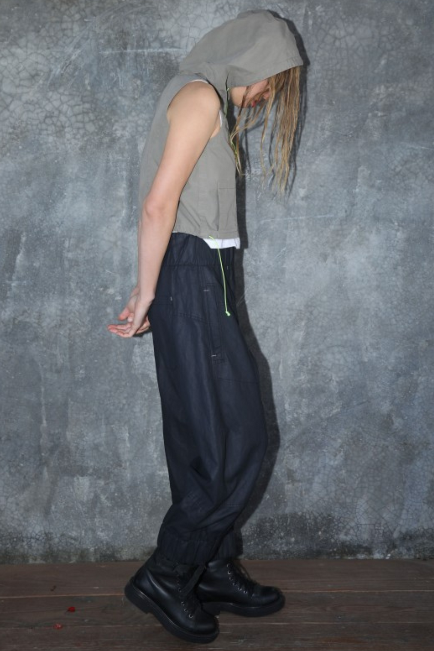 Lurdes Bergada Toasted Hooded Waistcoat