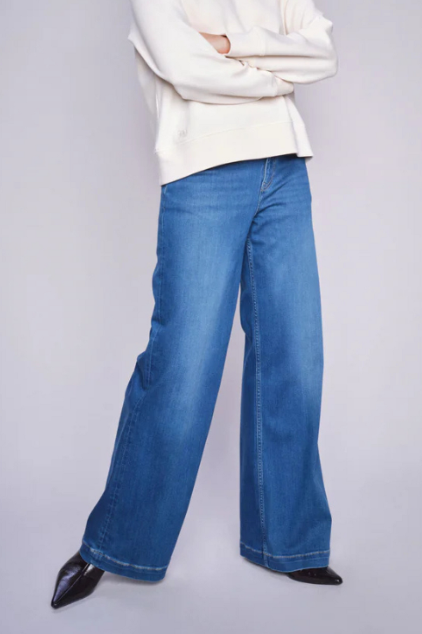Mos Mosh Dara Deluxe Mid Blue Jeans
