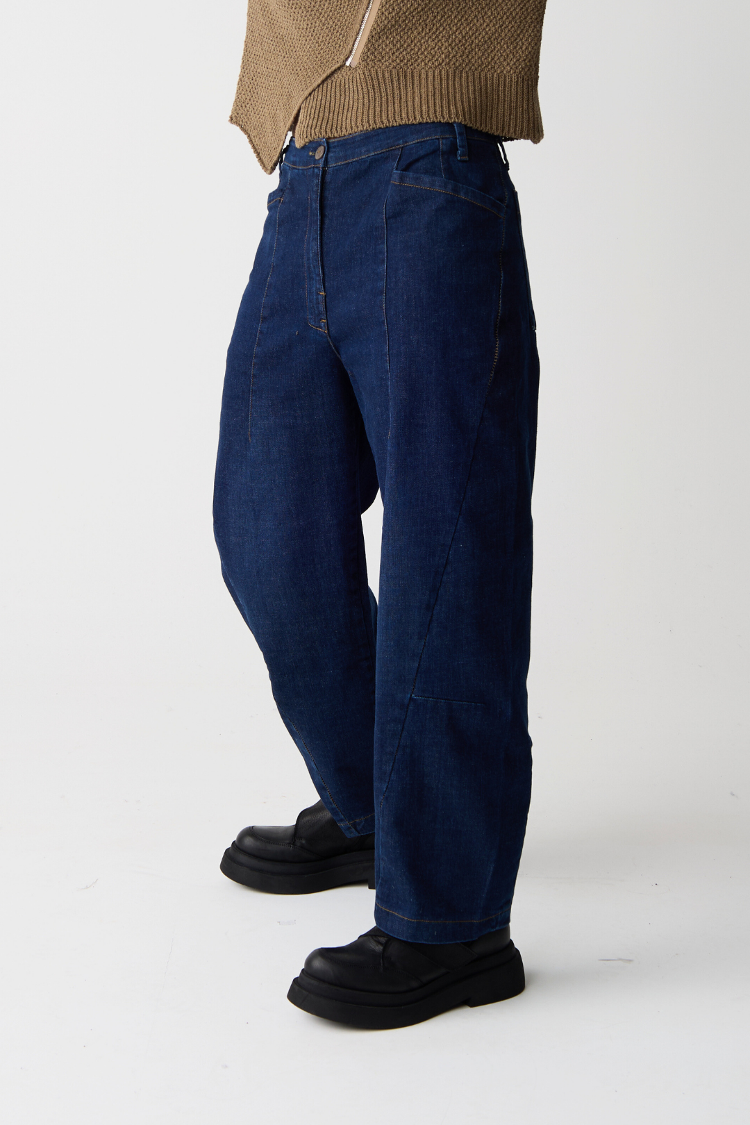 Lurdes Bergada Blue Barrel Jeans