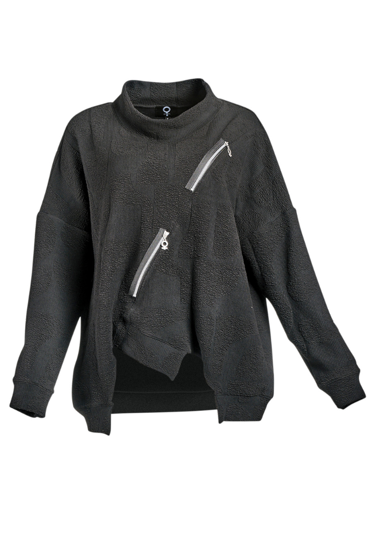 My Soul Black Double Zip Jumper