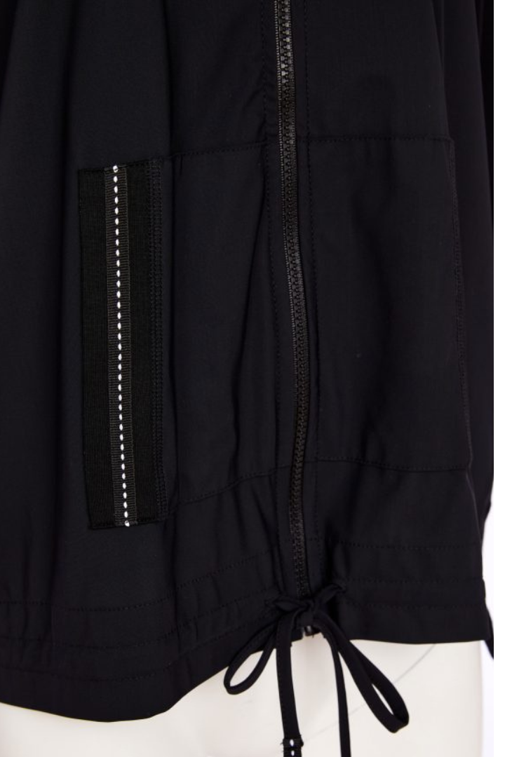 Naya Black/White Hooded Jacket