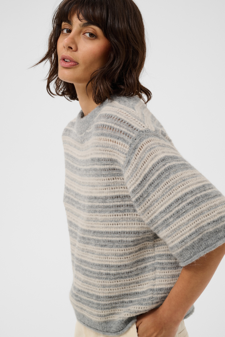 Part Two Cerys French Grey Pullover