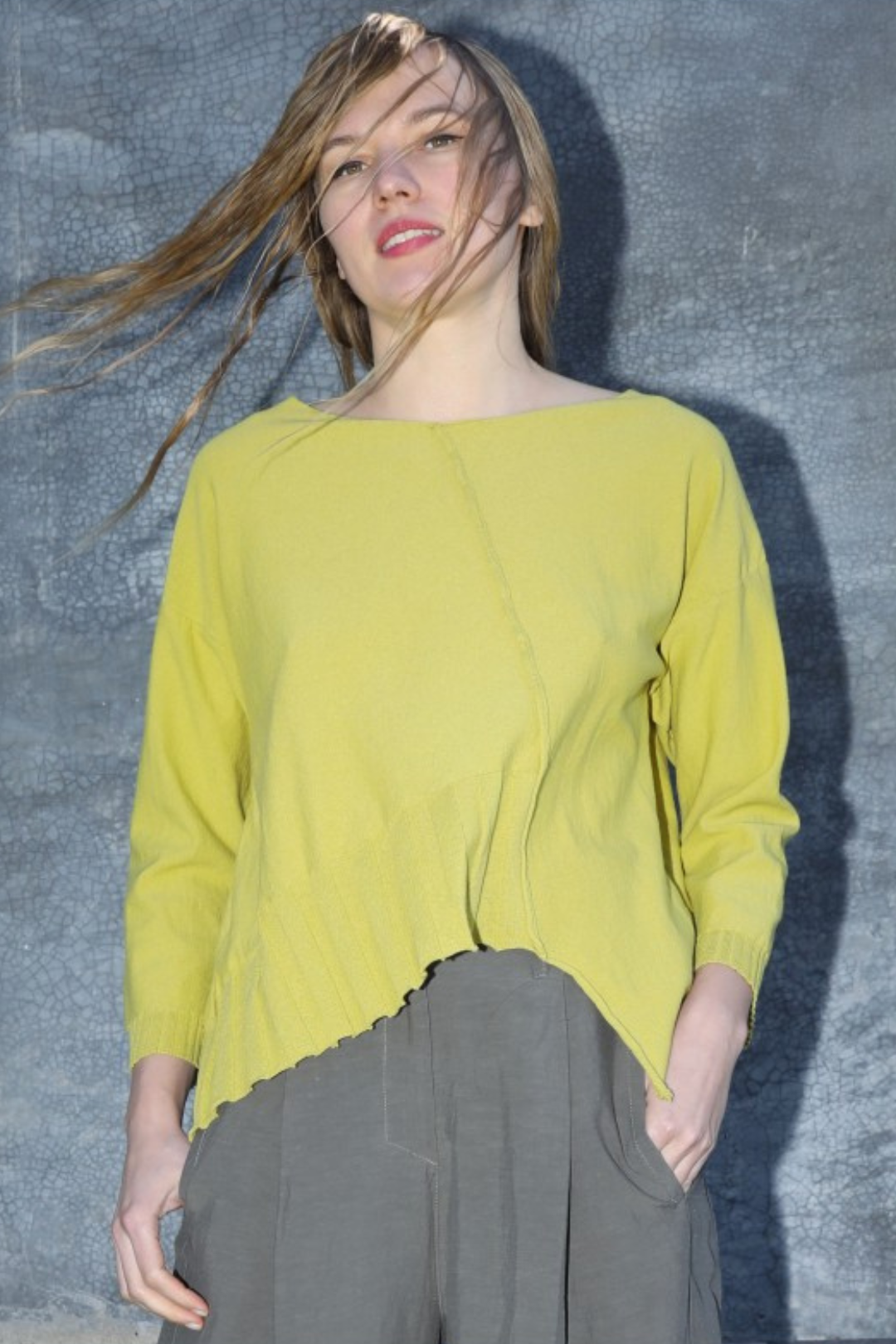 Lurdes Bergada Lime Jumper