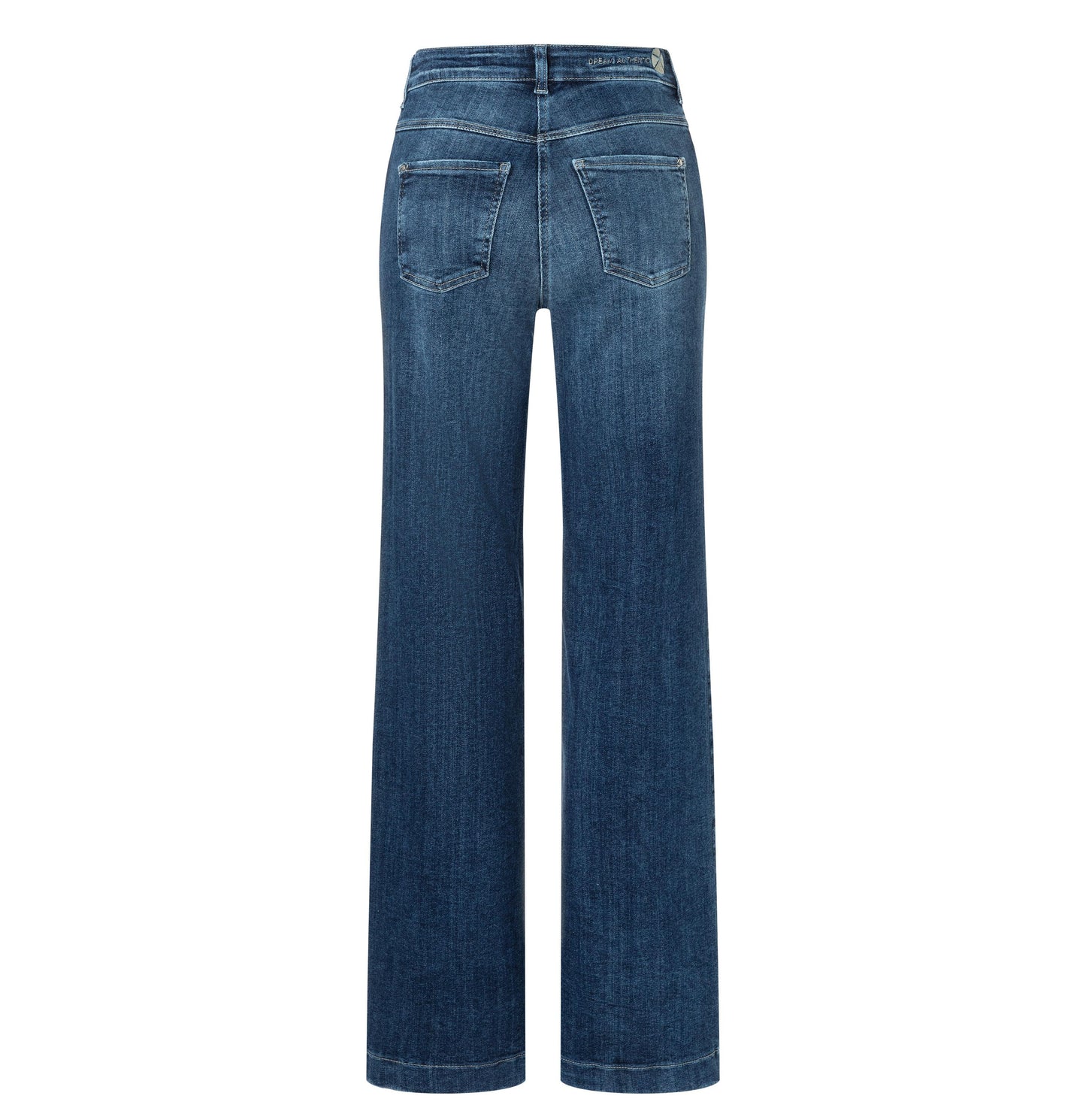 Mac Dream Wide Cobalt Authentic Wash Jeans