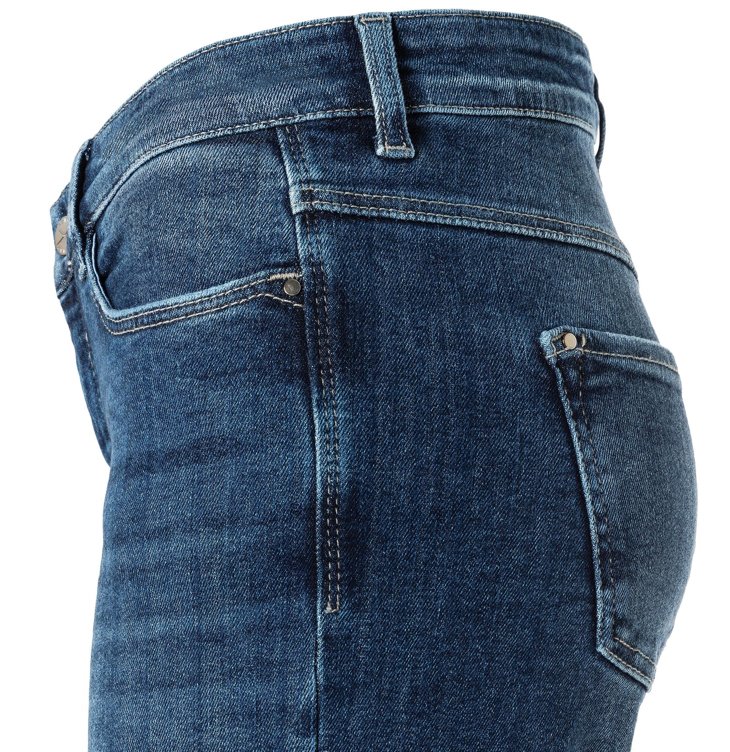 Mac Dream Wide Cobalt Authentic Wash Jeans