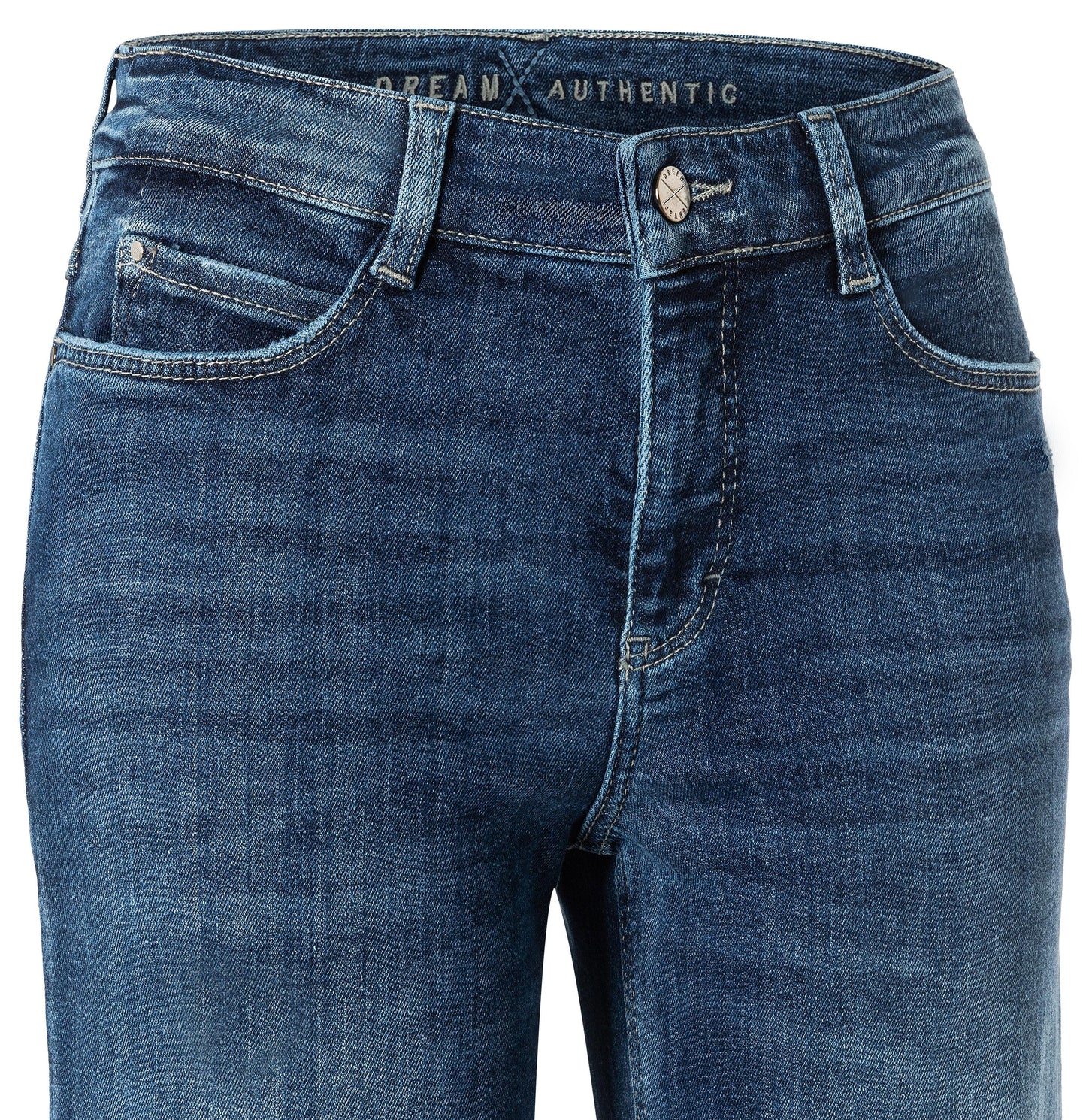 Mac Dream Wide Cobalt Authentic Wash Jeans