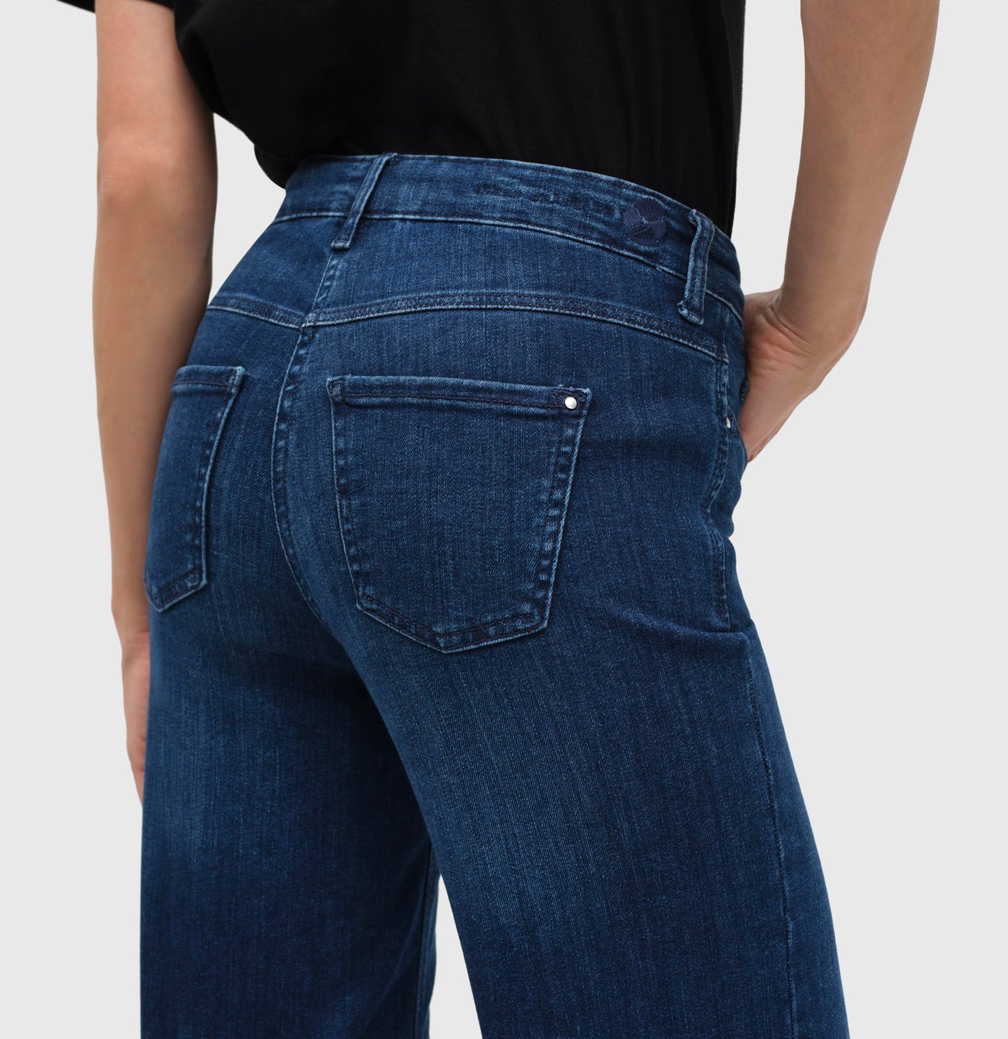 Mac Dream Wide Cobalt Authentic Wash Jeans