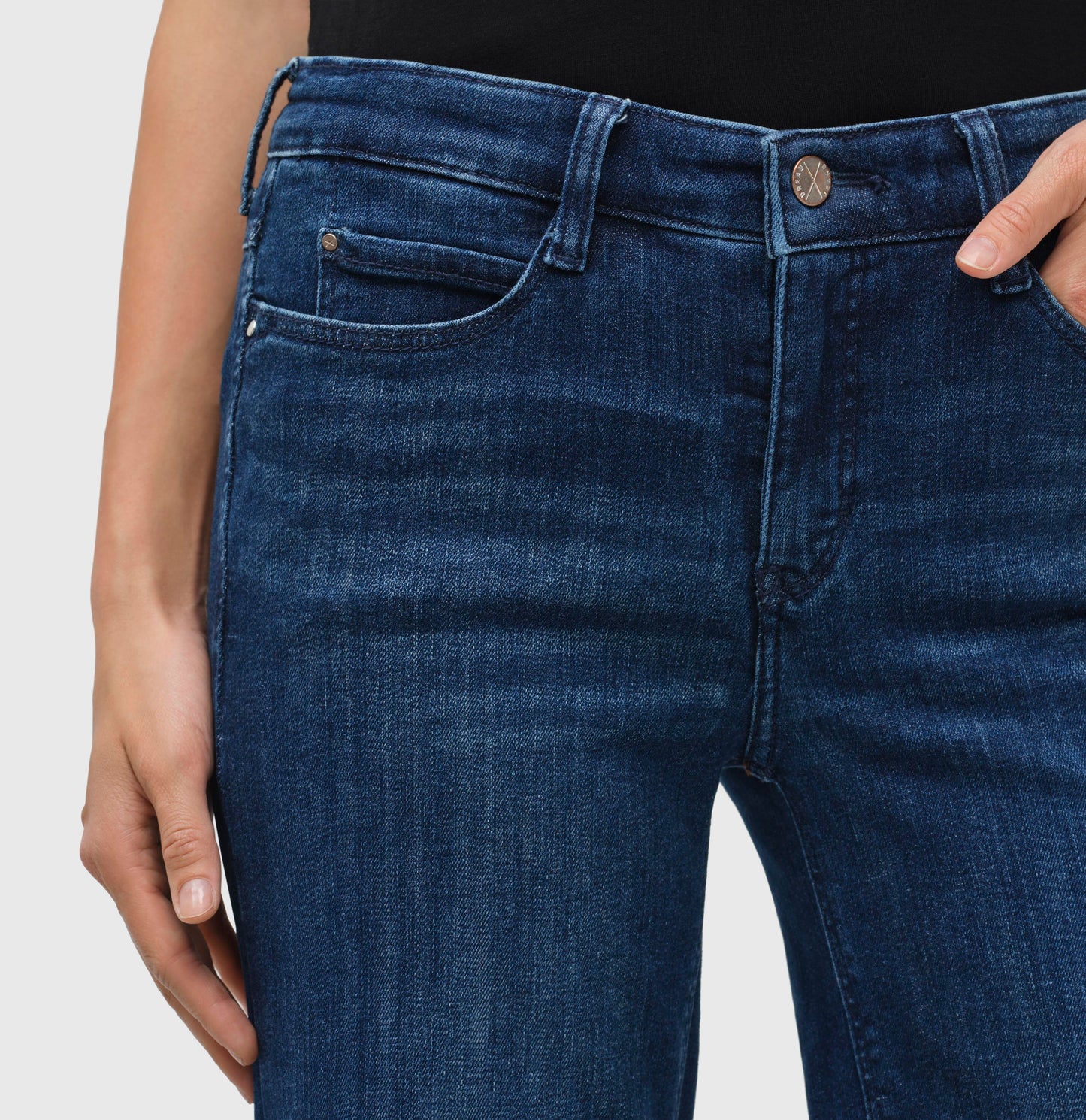 Mac Dream Wide Cobalt Authentic Wash Jeans