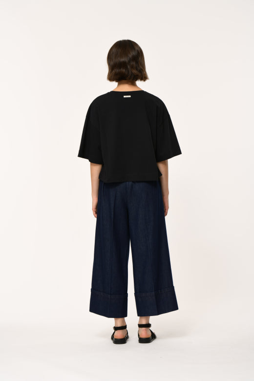 Humility SOPHIO Denim Blue Cropped Trouser