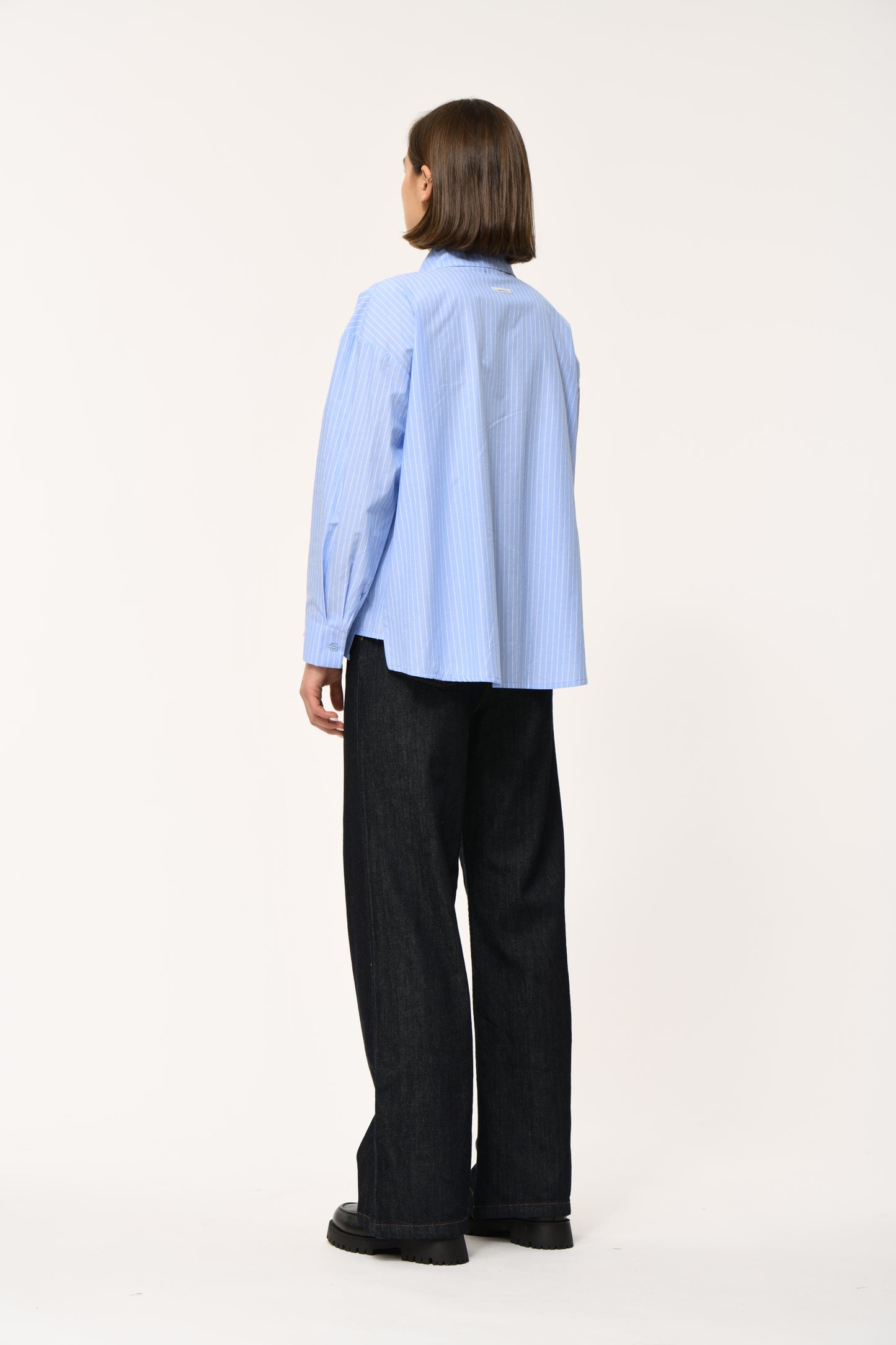 Humility KAMIKI Sky Blue Stripe Shirt