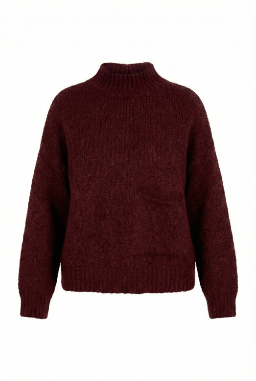 Humility CODYN Burgundy Pocket Jumper