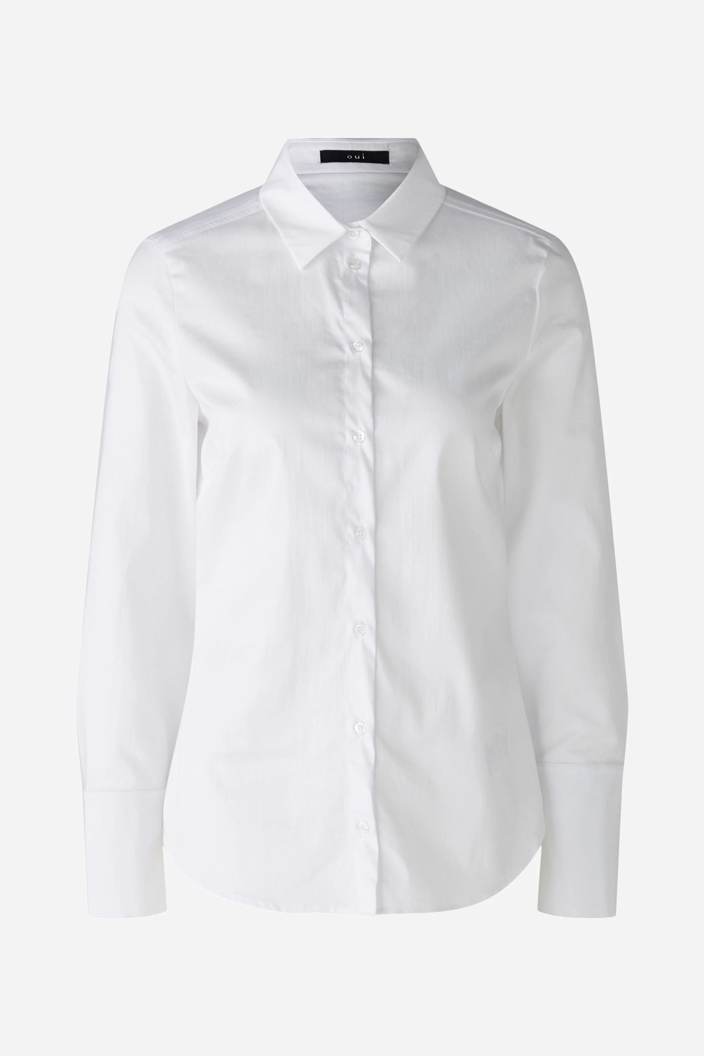 Oui Anuya Optic White Shirt Blouse