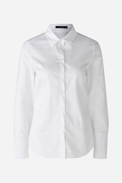 Oui Anuya Optic White Shirt Blouse