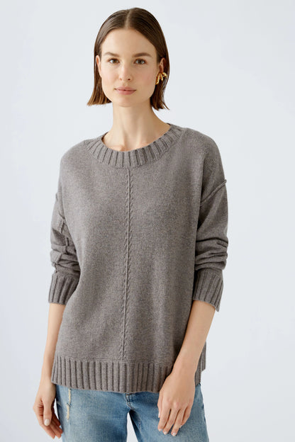 Oui Smoky Taupe Jumper