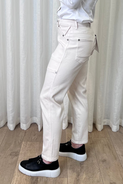 Mac Iowa Baggy Antique White Jeans