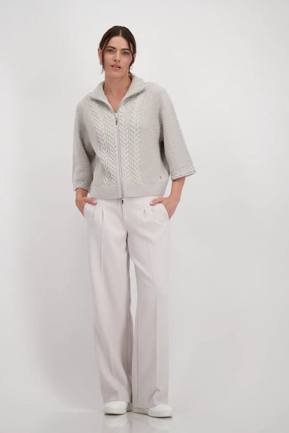 Monari Moon Cardigan with Wide Sleeves