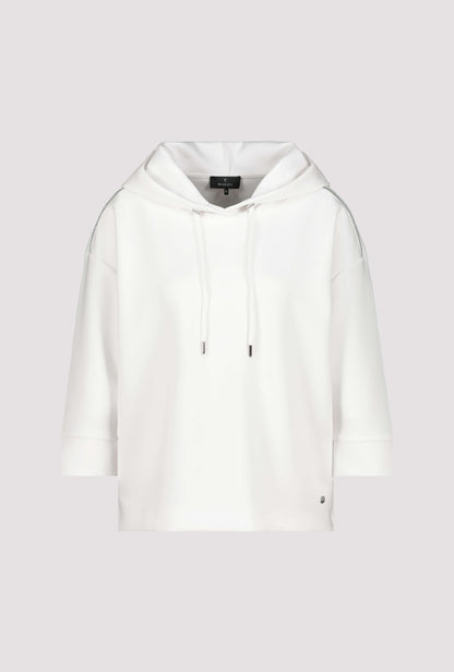 Monari Light Beige Hoodie with Embellishment