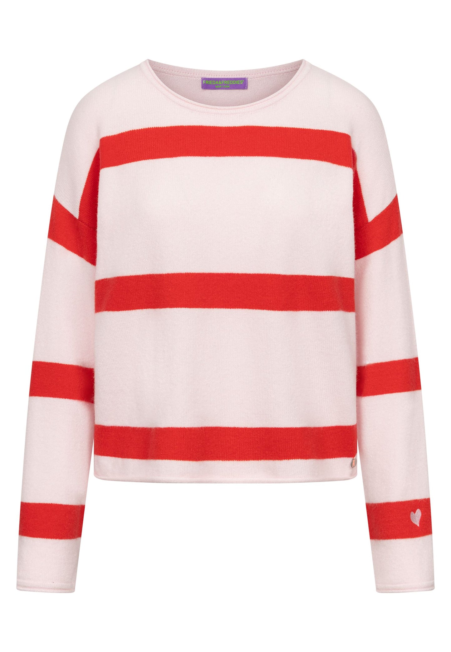 FF Pink/Red Stripe Jumper