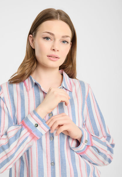 FF Aqua Blue/Pink Stripe Shirt