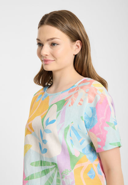 FF Rose Abstract Print Top