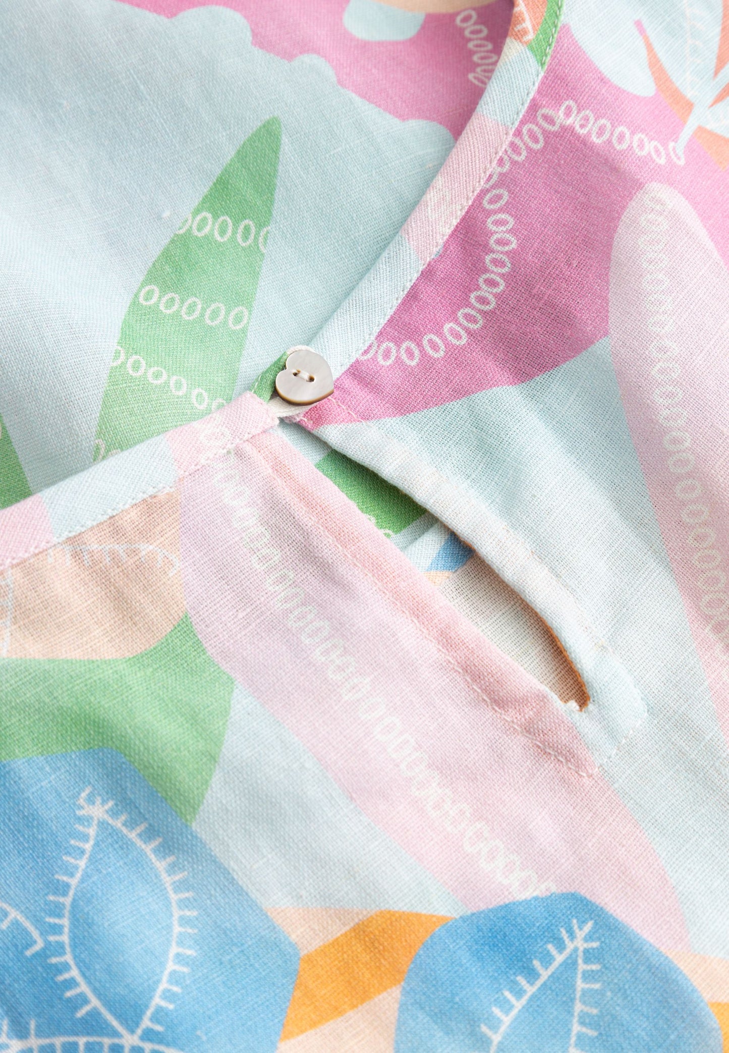 FF Rose Abstract Print Top