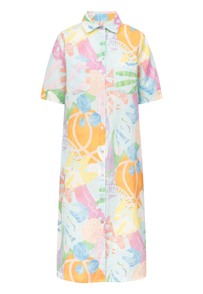 FF Rose Abstract Print Dress