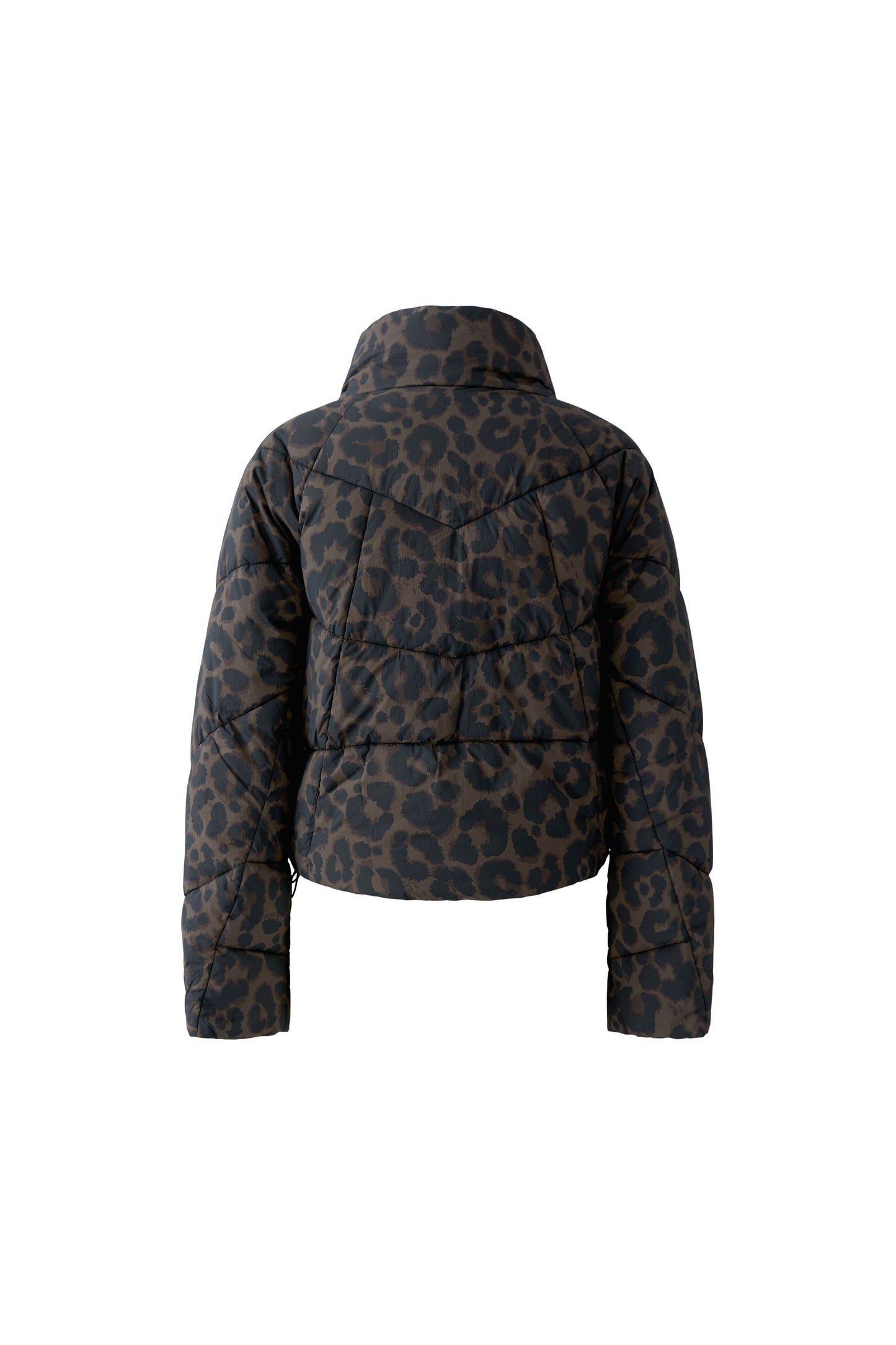 Oui Dark Brown/Grey Animal Print Jacket