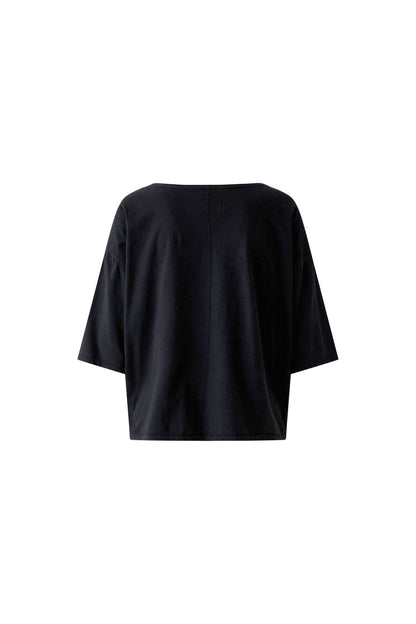 Oui Washed Out Black Voyage T-Shirt