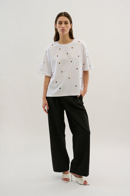 Karen By Simonsen Renee White T-shirt