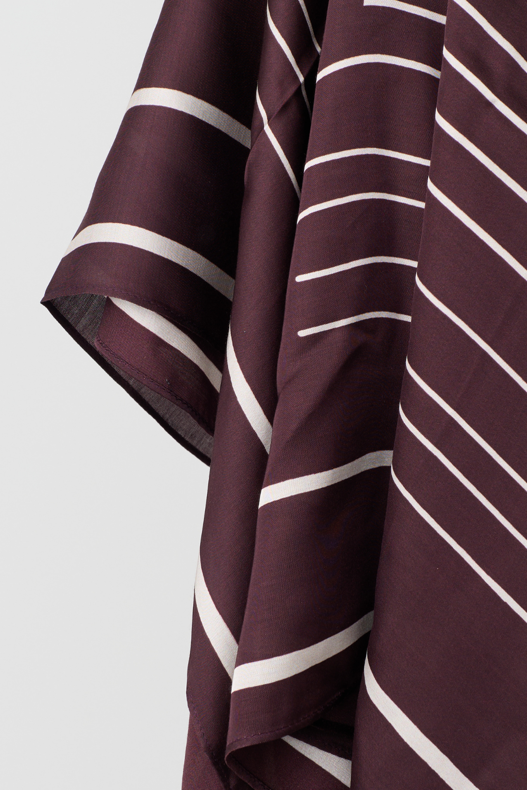 Marc O'Polo Dark Red Multi Stripe Scarf